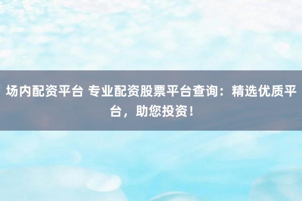 场内配资平台 专业配资股票平台查询：精选优质平台，助您投资！