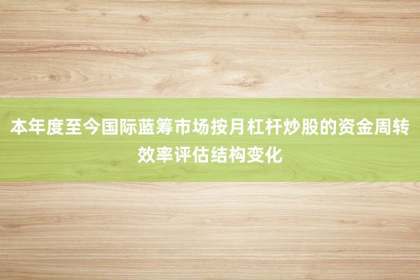 本年度至今国际蓝筹市场按月杠杆炒股的资金周转效率评估结构变化
