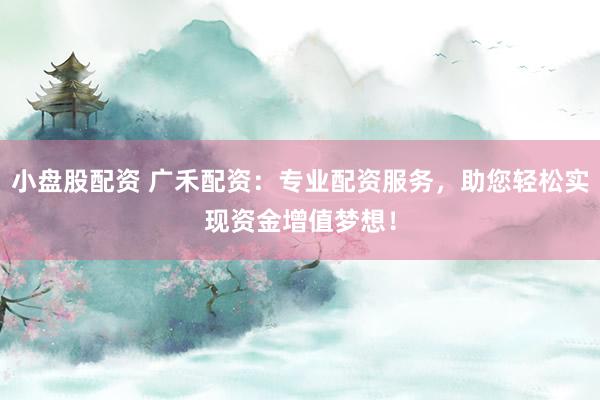 小盘股配资 广禾配资：专业配资服务，助您轻松实现资金增值梦想！
